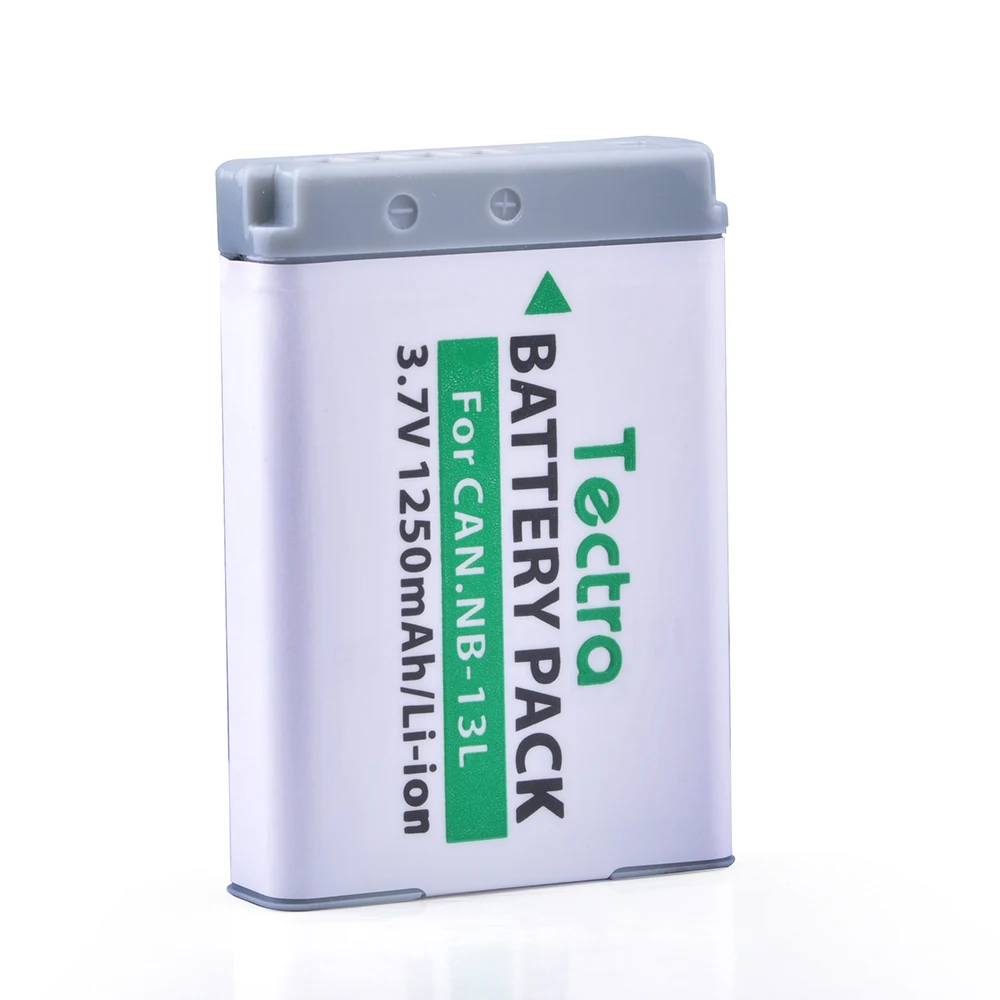 Tectra 1PC NB 13L NB 13L 3.7V/1250mAh camera battery for Canon