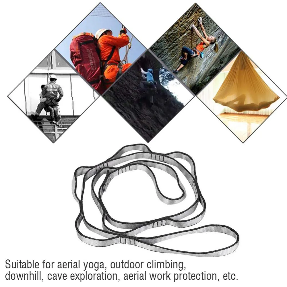 1 пара Растягивающихся ремней для йоги, цепочка для йоги, гамак для йоги, Воздушная качающаяся стропа, растягивающийся ремень для отдыха на природе, удлинительная веревка