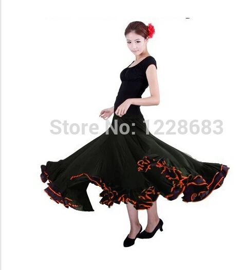 Falda De Baile Flamenco para mujer, traje De Baile De Flamenco para niña, 2017|flamenco dresses for girls|baile flamencofaldas de baile flamenco - AliExpress