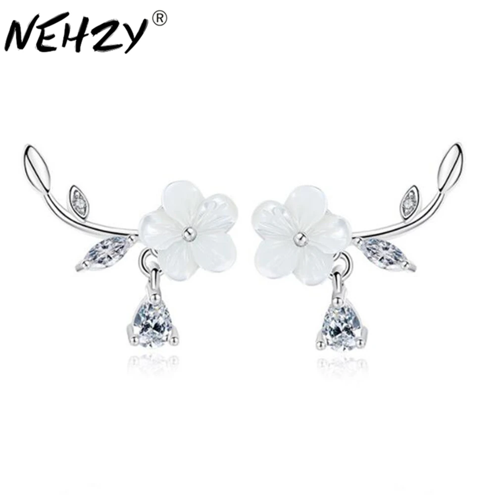 NEHZY 2018 новые брендовые модные серебряные ювелирные изделия ракушки ручная резьба