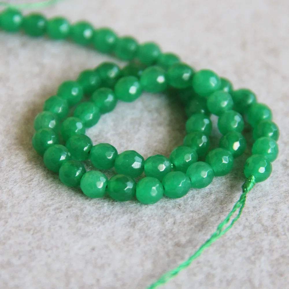 6mm Fashion Natural Sky Green Chalcedony Beads Round Shape Stone Hand Made Loose 15inch Jewelry Making Design Wholesale | Украшения и