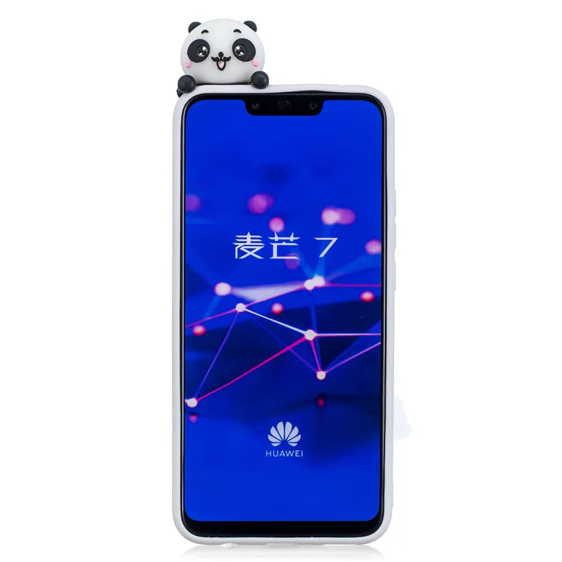 Чехол Coque Mate 20 Lite для Huawei мягкий 3D чехол сделай сам кукол игрушек телефона чехлы