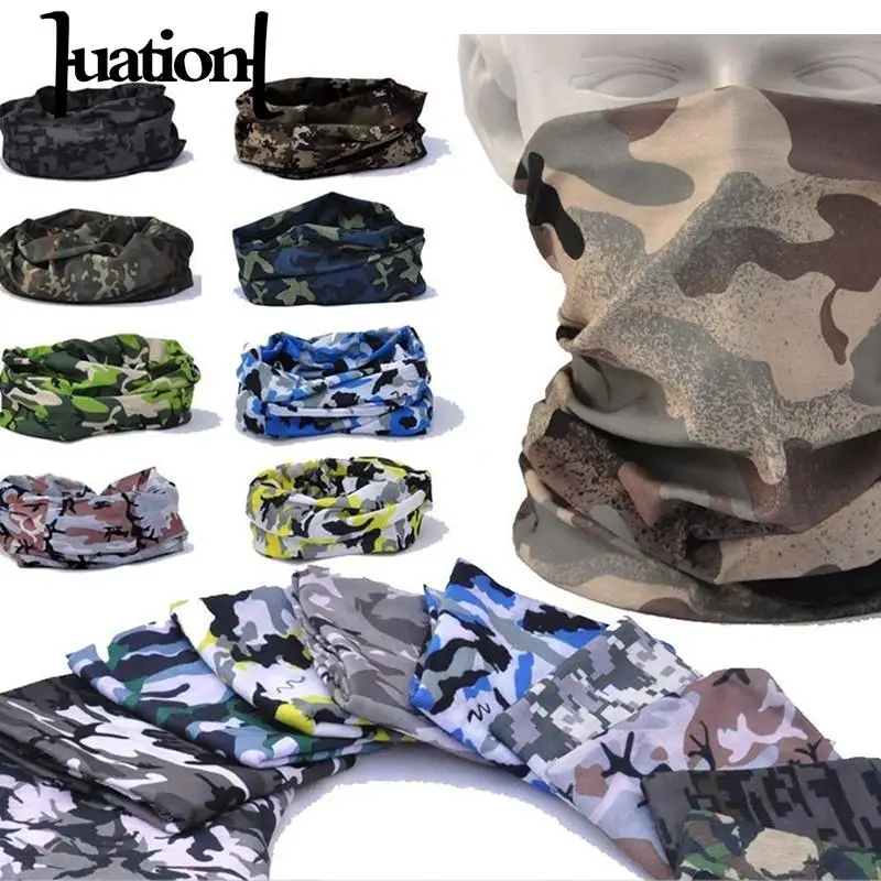 

2019 New Men Face Mask Warmer Hair Camo Tube Scarf Headband Face Mask Multi-Function Bandanas Scarf Headband Unisex cachecol