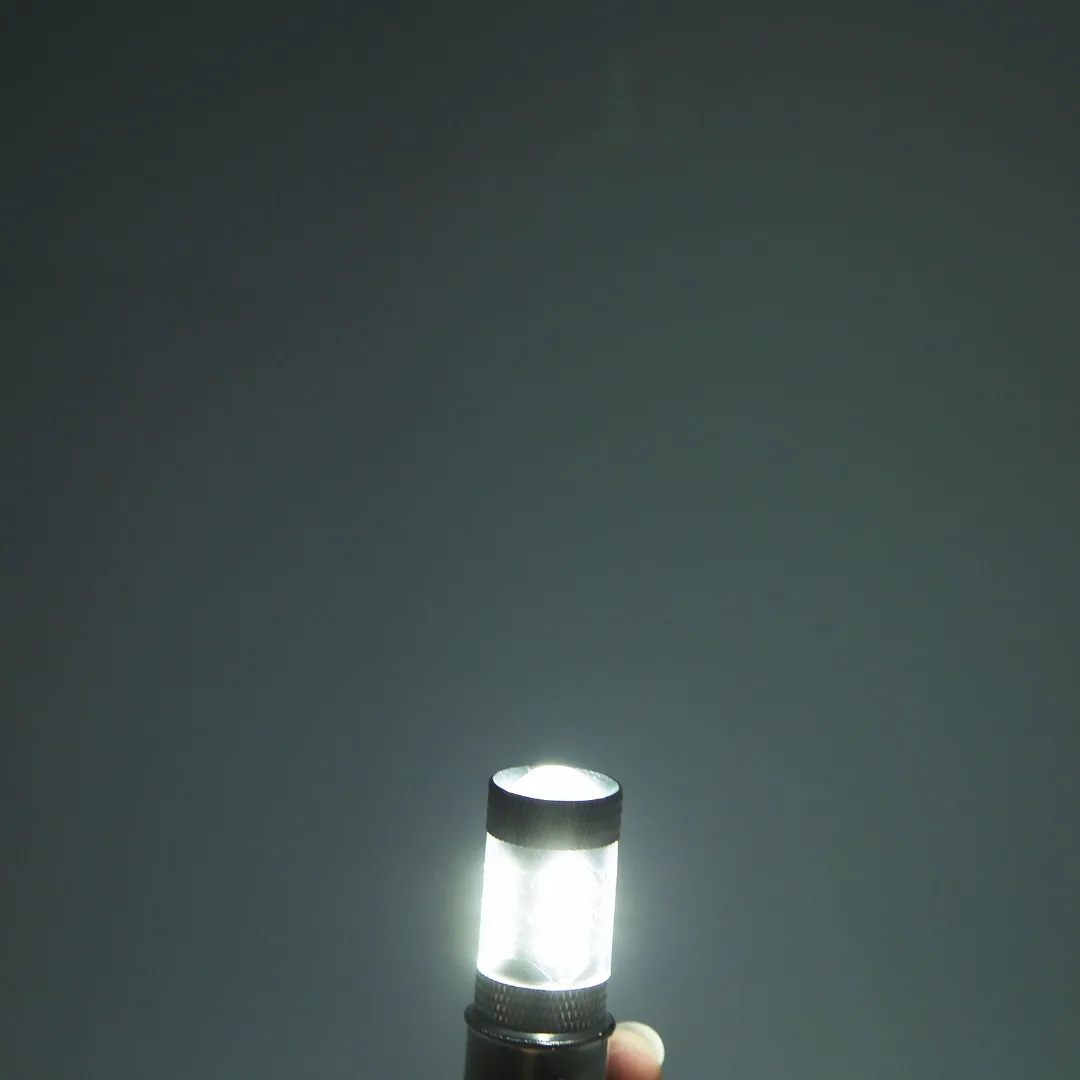 Treyues 1 pc 12V BA20D H6 80W LED Headlight Fog Lights Day-Time Running Light Bulb Motorcycle Bike Moped ATV 6000-6500K