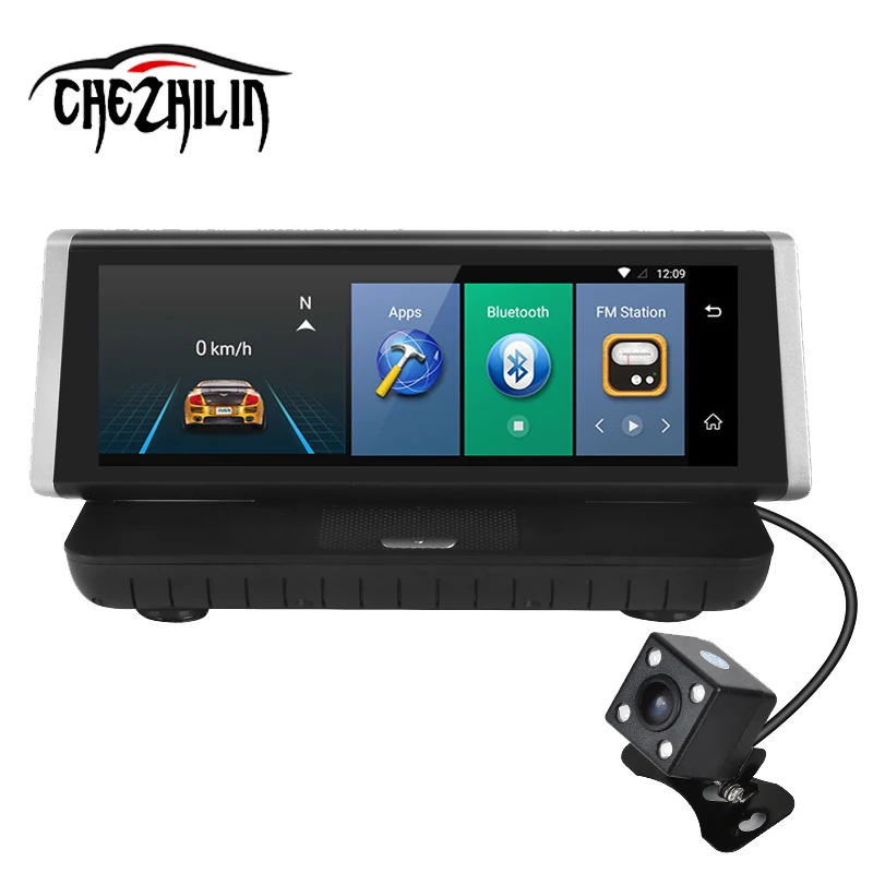 Видеорегистратор chezhilin E02 8 дюймов 4G Android Wi Fi GPS Full HD 1080P|car dvr camera|dvr cameradash cam |