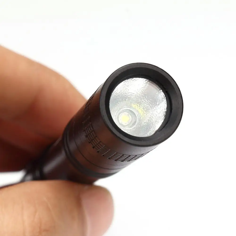 ALONEFIRE P50 CREE XPE светодиодный 1 режим, военный промышленный стандарт, водонепроницаемая портативная ручка, мини тактический фонарь, фонарь AAA battey