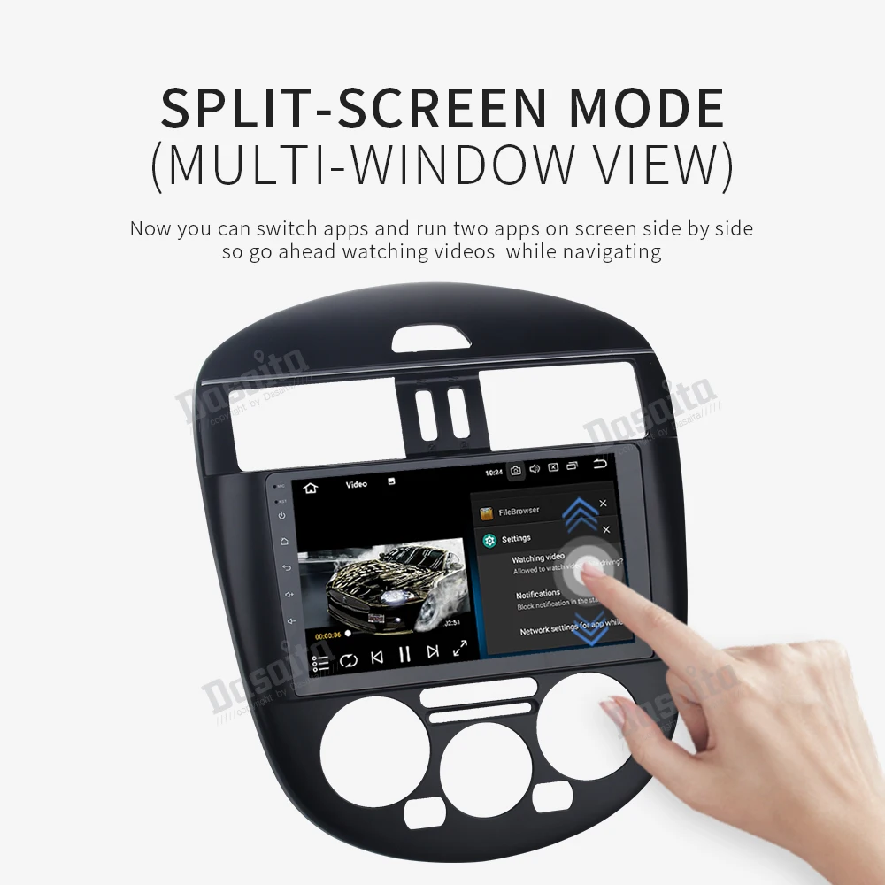 Clearance Dasaita 9" Car Multimedia Android 9.0 for Nissan Tiida Radio 2011 2012 2013 2014 Bluetooth Car Navi Radio 1024*600 MP3 Player 17