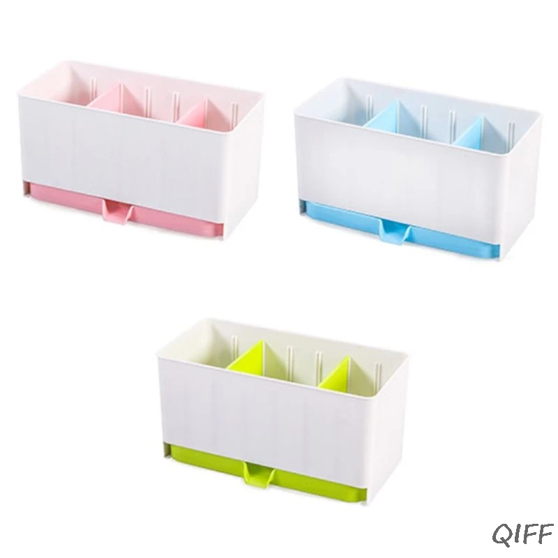

Drain Storage Rack Sponge Holder Cutlery Drainer Dry Organizer Sink Box Tidy Utensils For Forks Scoop Eggbeater Chopstick