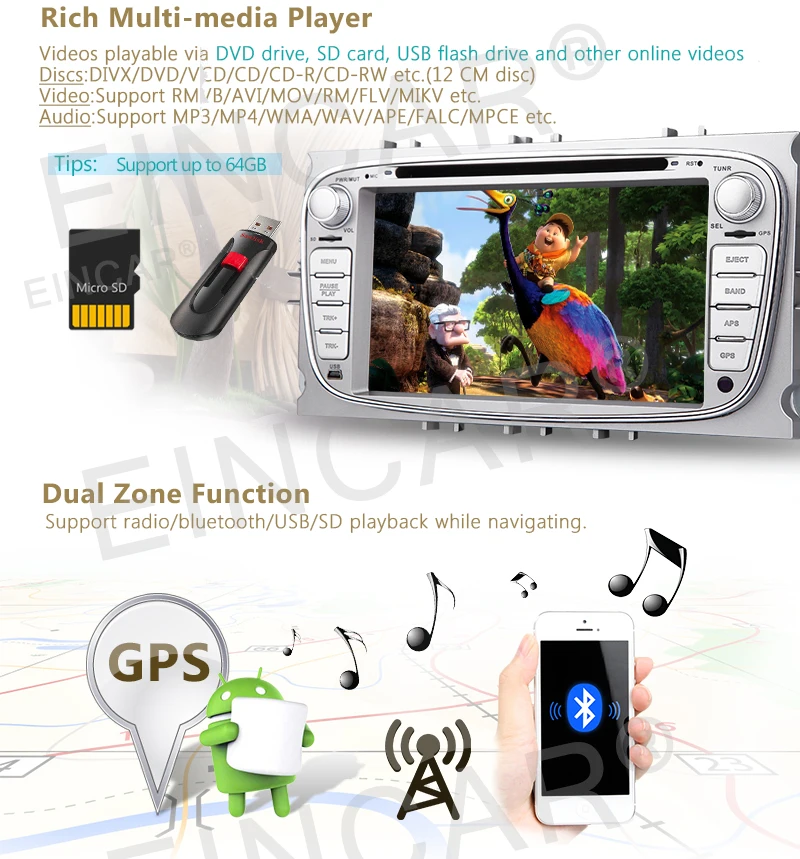 Discount Android 6.0 Car DVD Player GPS Navigation Car Stereo for FORD MONDEO FOCUS S-MAX 4 Discount Android 6.0 Car DVD Player GPS Navigation Car Stereo for FORD MONDEO FOCUS S-MAX 4