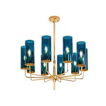 Luxury Art Glass Chandeliers Postmodern Minimalist Chandelier for Living Room Restaurant Dining Room nordic post modern minimalist transparent glass chandeliers dining room living room bar creative art chandelier free shipping