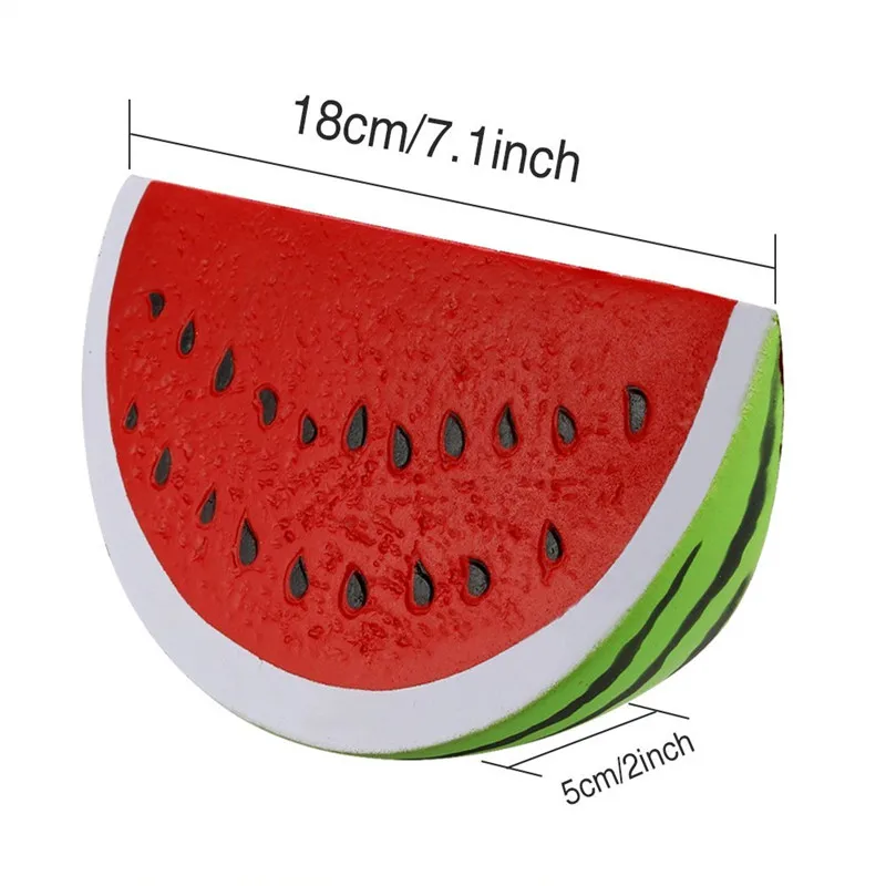 Бигинг 1 шт. Jumbo арбуз мягкое 15 см фрукты ароматизированный хлеб сжимаемая игрушка подарок