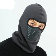 Зимняя теплая маска Балаклава полный уход за кожей лица крышка термальность флис ветрозащитный с капюшоном средства ухода