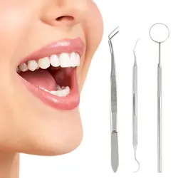3 шт./компл. Высокое качество Новый зубные экзамен комплект зонд Гигиена зубов инструменты для очистки