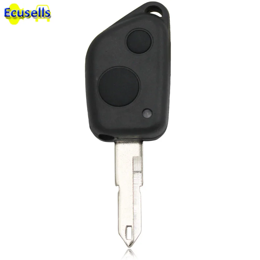 

FOR PEUGEOT 106 205 206 306 405 406 2 BUTTON REMOTE KEY FOB CASE SHELL UNCUT BLADE