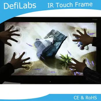 

DefiLabs 10 touch points 69.5" Infrared Touch Screen frame, 16:9 format for multi touch overlay touch frame
