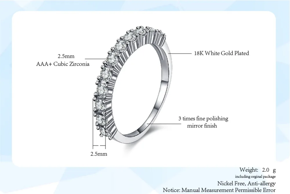 Роскошное серебряное кольцо на палец с кубическим цирконием, модное кольцо на палец для свадьбы и помолвки, ювелирное изделие для женщин ZYR589