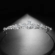 Потрясающие арт-деко кристаллы, стразы, сплав, кубический циркон свадебная тиара CZ queen Пышное Платье принцессы вечерние Корона подружек невесты