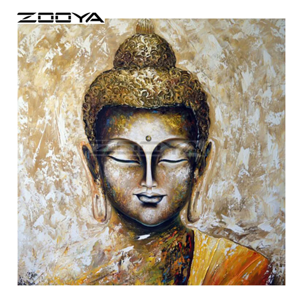 ZOOYA Diamond Embroidery 5D Diamond Painting Buddha Statue Diamond