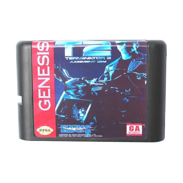 

Sega MD game card - Terminator 2 Judgement Day for 16 bit Sega MD game Cartridge Megadrive Genesis system