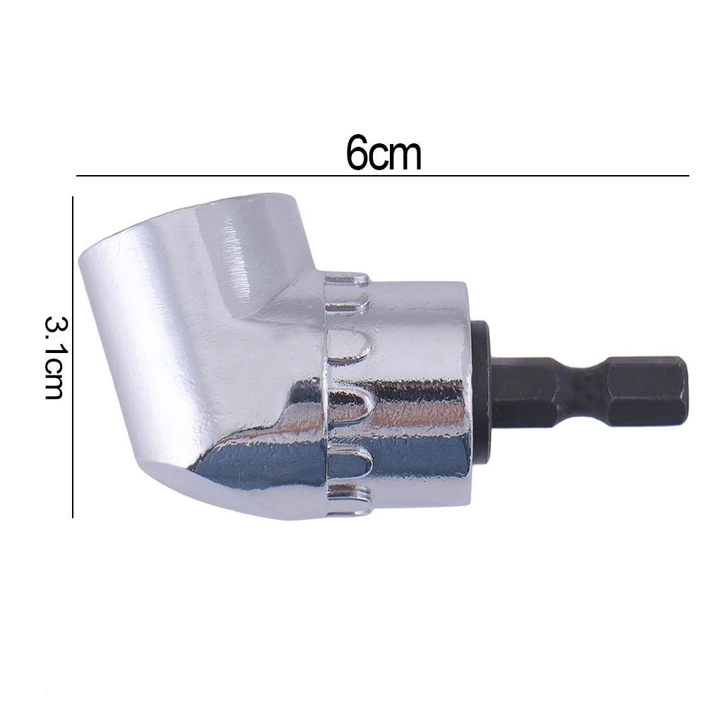 1 шт. 1/4 шестигранный хвостовик отвертки 105 градусов Магнитный Бит Угол расширение отвертка адаптер держателя