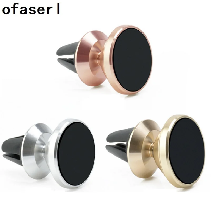 Ofaserl Car Phone Holder Magnetic Air Vent Mount Mobile Smartphone Stand Magnet Support Cell Cellphone Telephone Desk in GPS |