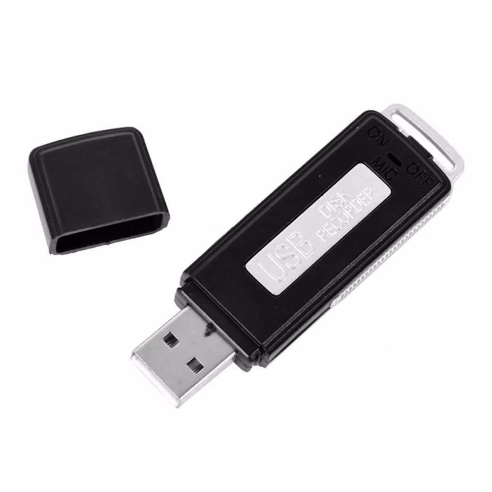 2-in-1 8GB 16GB USB Driver Digital Audio Voice Recorder U Flash Disk Portable Recording Dictaphone