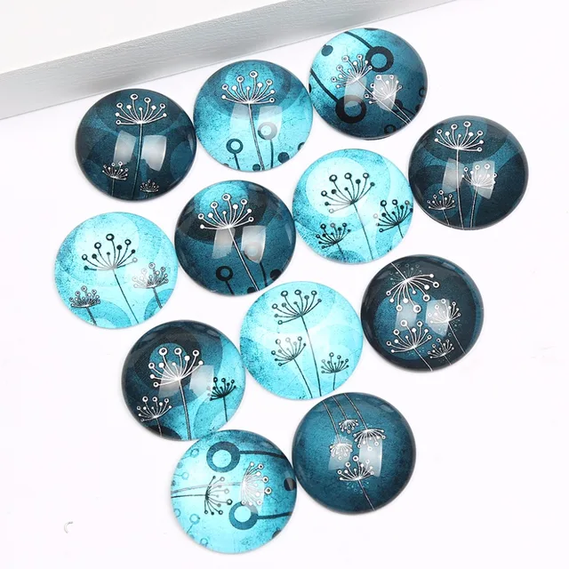 onwear Mixed Round Dandelion Photo Glass Cabochon 10mm 12mm 14mm 18mm 20mm 25mm onwear Mixed Round Dandelion Photo Glass Cabochon 10mm 12mm 14mm 18mm 20mm 25mm