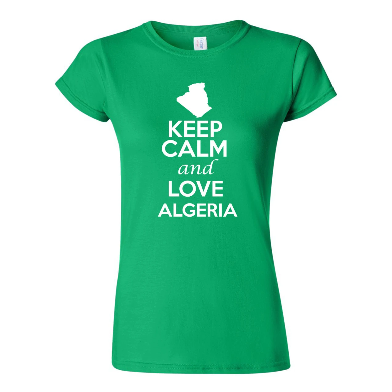 Junior Keep Calm And Love Algeria Country Patriotic Novelty T-Shirt Tee 1245 (1)
