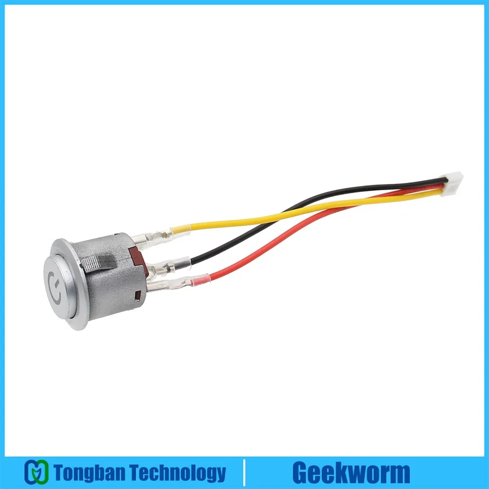 Blue Anauto 22mm 12V LED Waterproof Self-Locking Latching Push Button Switch