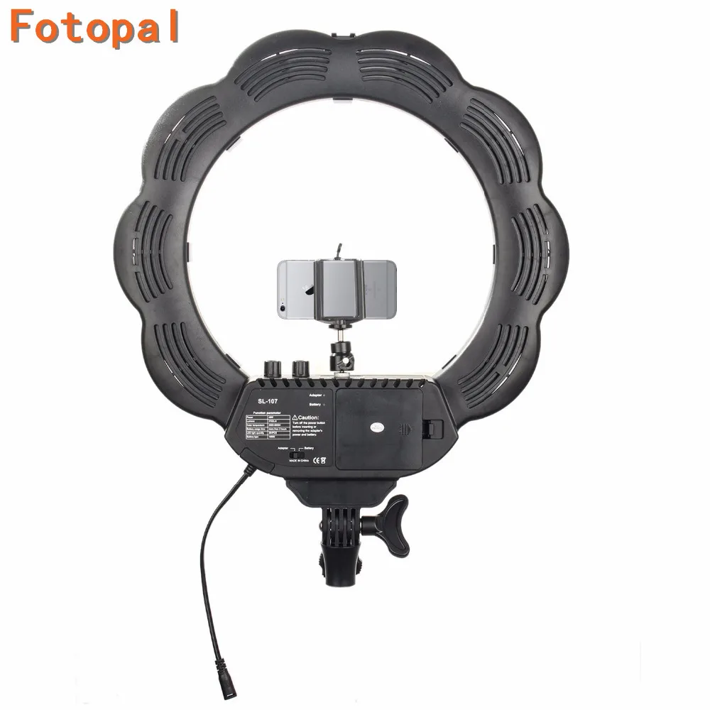 productimage-picture-eachshot-es384-bi-color-ring-led-video-light-fill-light-with-makeup-mirror-384pcs-smd-leds-2700-lumens-3000k-6000k-color-temperature-ra95-98576