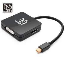 Thunderbolt 2 hub Multi-port dock Mini dp to hdmi dvi dp Adapter Converter Mini Displayport to DVI HDMI DP For MAC book pro AIR