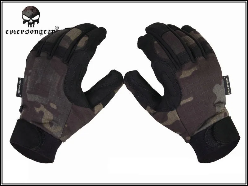Перчатки для охоты на открытом воздухе, тактические перчатки Emerson, легкие камуфляжные перчатки, Мультикам, черные, BD8726 MCBK
