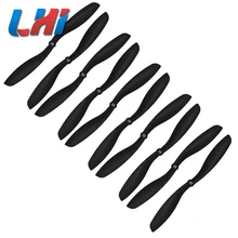RC plane 5 Pairs 8x4 8045 8045r Counter Rotating Propeller Props Black Cw Ccw