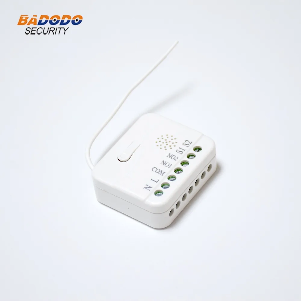 Двойной настенный релейный модуль переключателя Z Wave Plus 2x1 5 кВт TKB Home TZ74 (замена TZ06)