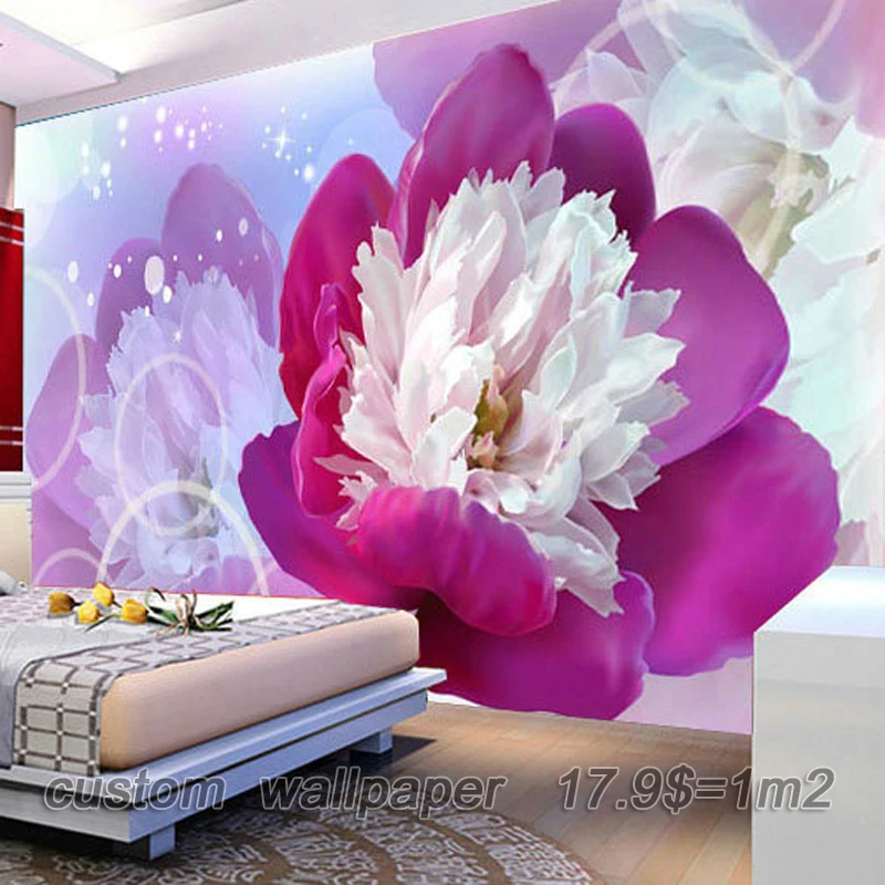 Free shipping Large mural living room wallpaper 3D stereoscopic
