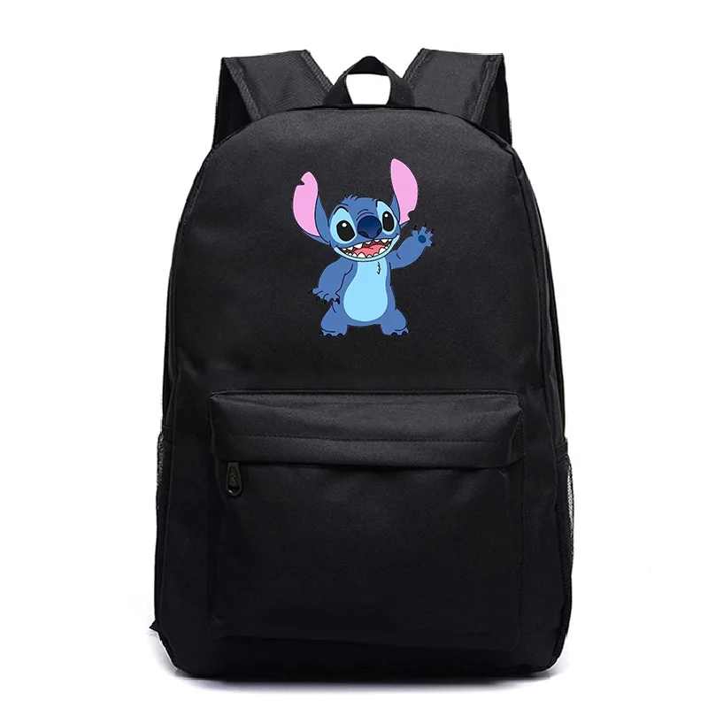 Мультяшный рюкзак для детей, школьные сумки для подростков, девочек и мальчиков, черный повседневный рюкзак, дорожная сумка через плечо, сумка для книг
