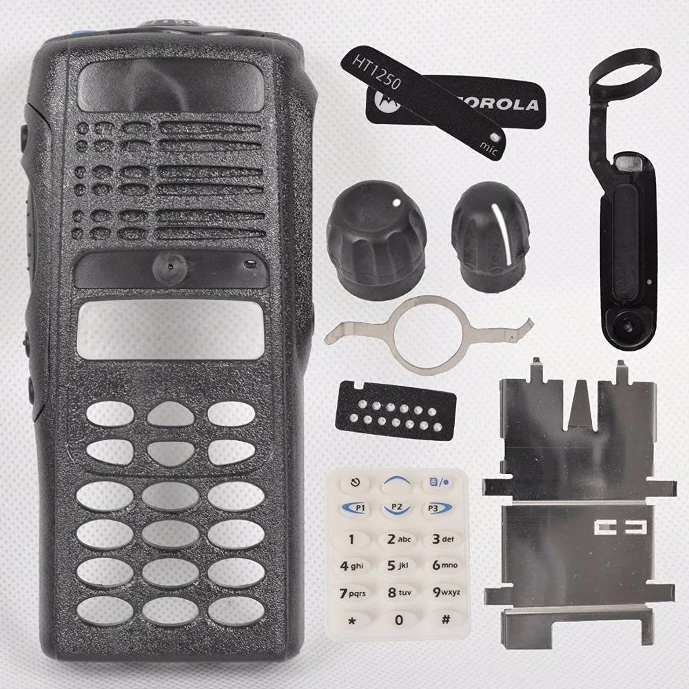 

PMLN4199 Black Repair Full-keypad Case Housing Cover For Motorola HT1250 Walkie Talkie Portable Two Way Radio
