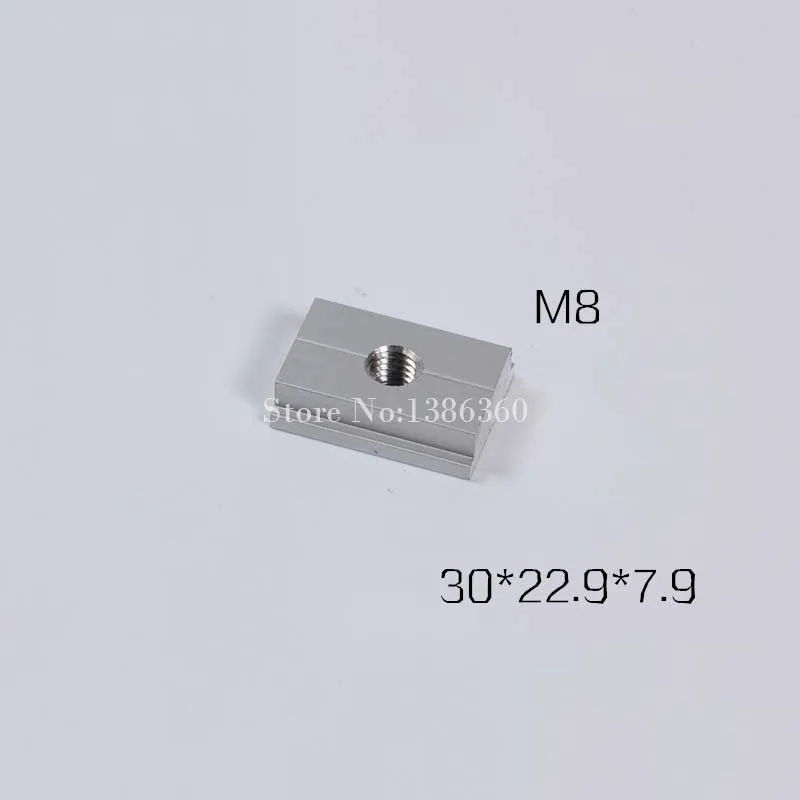 Free Shipping 10pcs/lot M8 T-Slider for T-slot for...