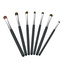 7pcs Natural Hair font b Eye b font Makeup Brushes Set Professional Eyeshadow font b Shadow