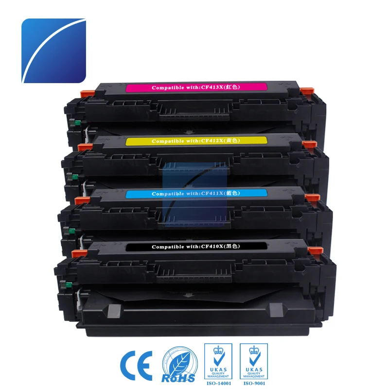 

CF410X CF411X CF412X CF413X CF410 Toner Cartridge Compatible for HP Color LaserJet Pro M477 / M477fnw / M452dn printer