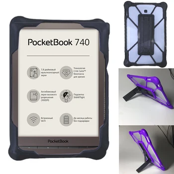 

universal 7'' 8'' ereader tablet holder silicone case for Pocketbook inkpad 3 740 7.8'' case soft holder cover