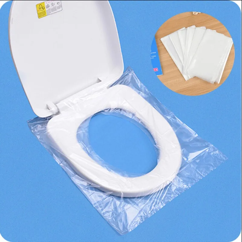 6pcs/Set Travel Disposable Toilet Seat Cover WC Mat 100 Waterproof