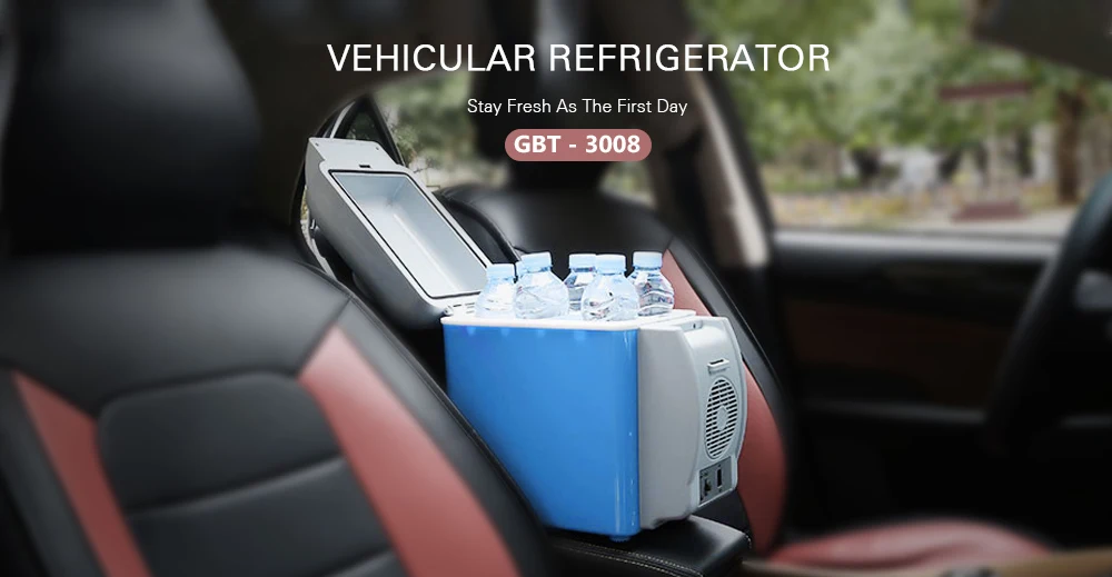 GBT-3008 12V Vehicular Refrigerator with Dual-mode Temperature Control Cool Warmer Car Truck Electric Fridge for Travel RV Boat