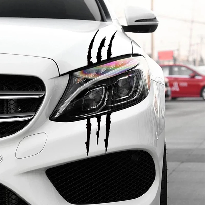 

40cm * 12cm car reflective monster stripe claw applique car model for Volkswagen POLO Tiguan Passat Golf EOS Scirocco