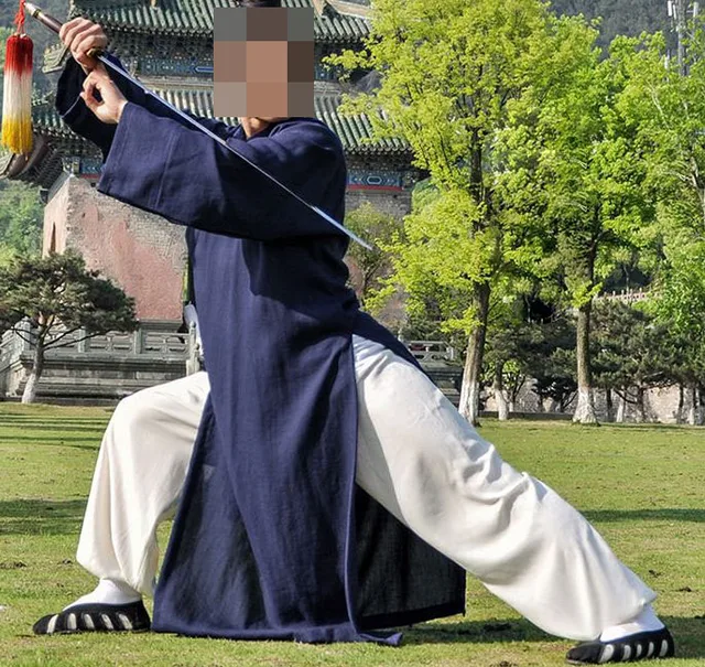 Unisex 20color linen taoist robe martial arts tops tai chi suits coat kung fu uniforms Wudang