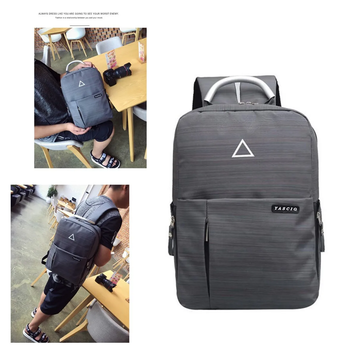 Usb зарядка камера сумка цифровая камера сумка для видео водонепроницаемый ноутбук школьный Повседневный фото рюкзак для DSLR камеры Объектив штатив