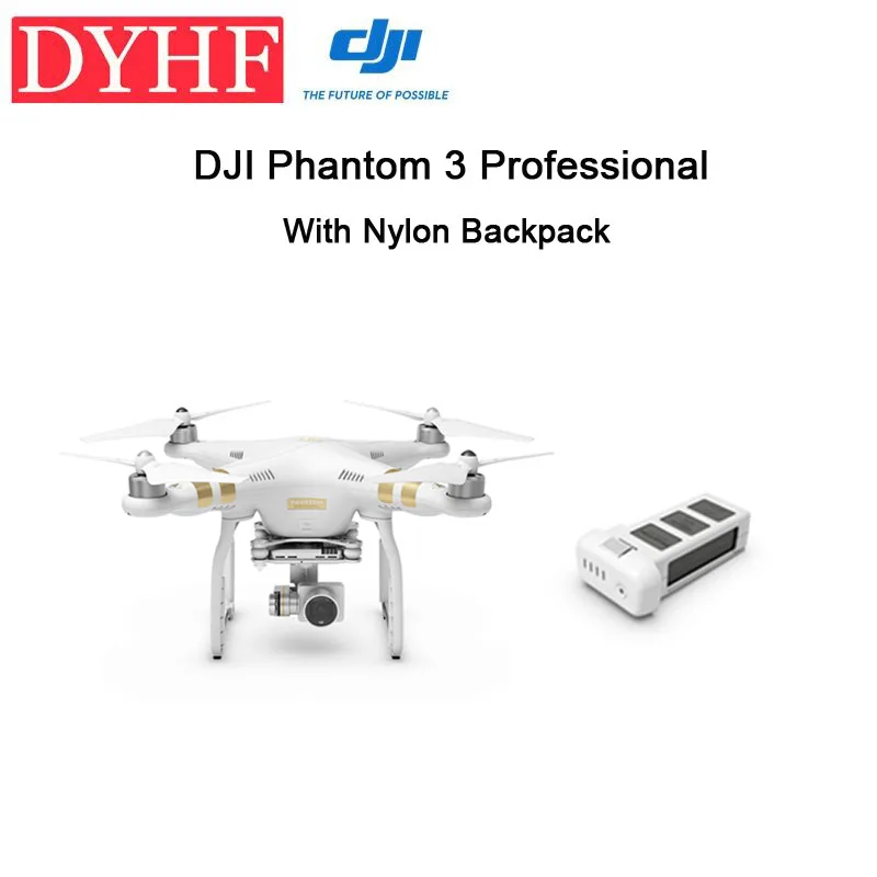 IN Stock!Brand New RC Helicopter DJI Phantom 3 Professional DTF Quadcopter drone with camera(4K) and extra battery