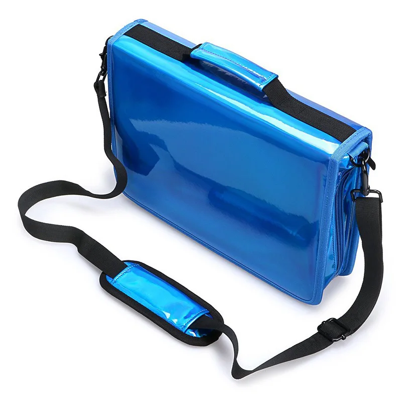

Creative PU Laser Pencil Case 160 Holes Big Penal Pencilcase Luxury Pen Bag Box Office School Office Stationery Art Pouch Bags