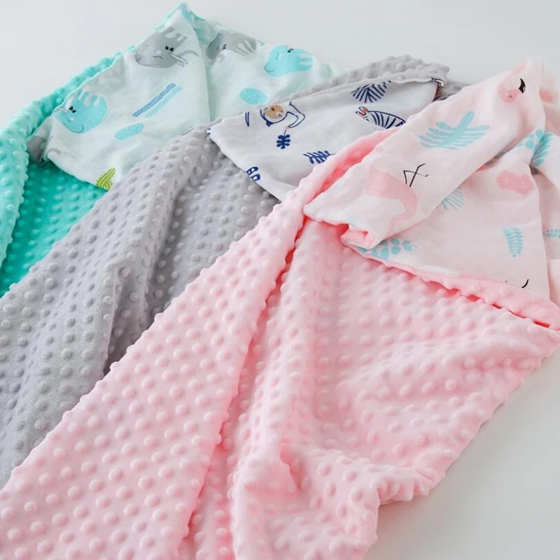 110*140 см Beanie одеяло хлопковое детское полотенце Minky одеяло детское одеяло для новорожденных детская простыня