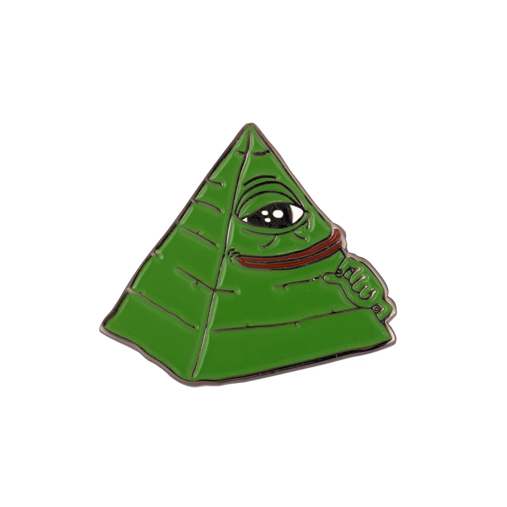 Значок Illuminati Pepe Pride на лацкан Интернет-мем